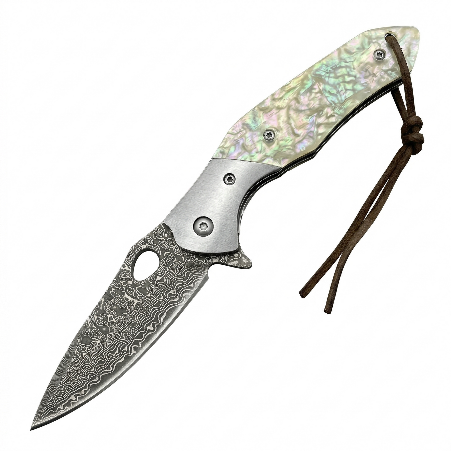 White Shell Damascus -( DJ-43 )