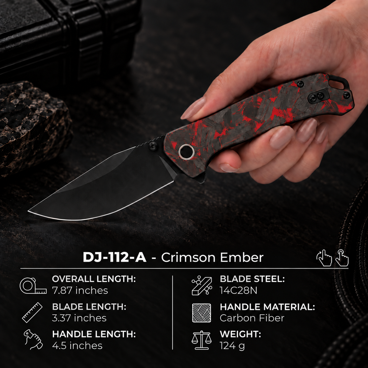 DJ-112-A |Crimson Ember