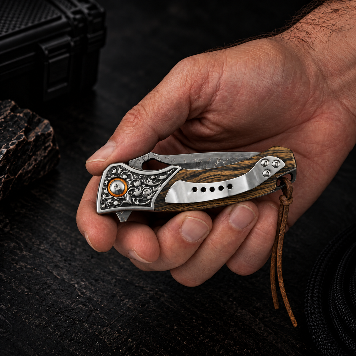 DJ-56 Copper Damascus